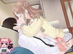 火辣大学生妹猛骑乘动漫颜射