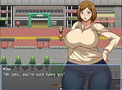 Lonely Old Man Grabs Neighbor's Giant Ass in Hentai