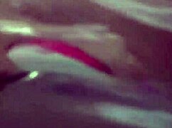 Steamy bathroom action with sexy teen and pink dildo