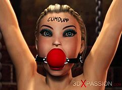 sub-slut gagged and fucked by black cock