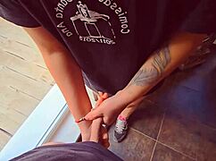 Cum on Panties During Intense Rubbing