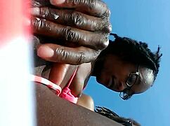 What’s Hotter Than Fingering Ebony Swingers on the Beach?