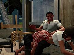 Jack and Emma Exclaim, 'We're Getting Spanked in Paradise!'