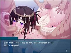 I'm the teacher who can't disobey, with hidden lust behind glasses