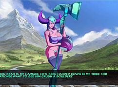 Legend of Elmora Part 3: Rough Hentai Sex Against Rocky Terrain