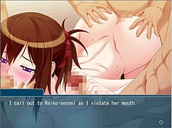 I'm the teacher who can't disobey, with hidden lust behind glasses