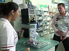 i'm licking pussy and fucking french teen luna rival's ass on the desk at work