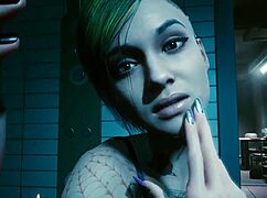 I watch judy alvarez fuckin the girl in hot cyberpunk mod
