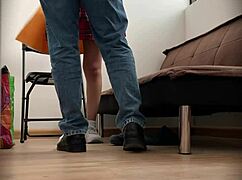 Nataly Mexicana Ninfomana Doesn't Notice I'm Recording Her Bent Over