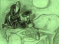 Detailed Vintage Erotic Drawings Of Antique Retro Anime Hentai Scenes