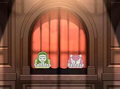 Summer Clover Caught Half Naked with Huge Boner in Harem Game