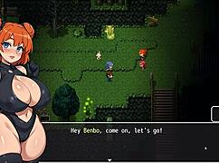 3D game with anime cuties exploring their sex desires