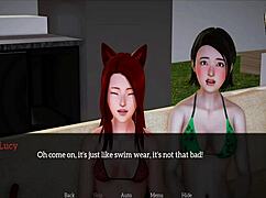 Adult visual novel walkthrough: My new family 202