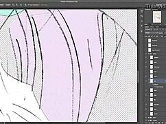 Beautiful anime goddess Athena from Saint Seiya with her big boobs