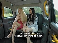 Fake Taxi Driver Gets Lucky! Two Sexy Babes Give Pity Fuck 😎