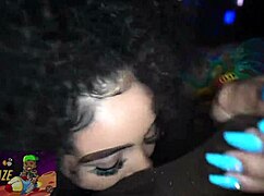 ariel love sucks and fucks huge dick on balcony