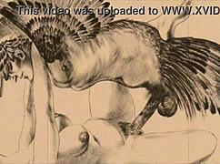 exploring vintage erotic drawings from antique comics and retro hentai anime cartoons