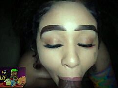 ariel love sucks and fucks huge dick on balcony