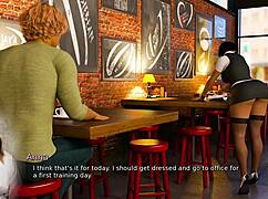 Anna In Lingerie During Exciting Job Interview