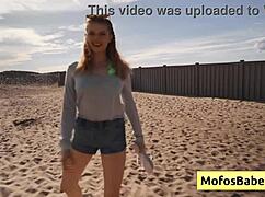 wow, sahara skye, that busty blonde, gives charles dera a wet blowjob in the car