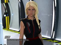 stranded in space 84 - blonde virgin caught with step sister in 3d hentai