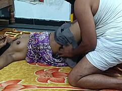 Hot Indian housewife gets a messy creampie indoors