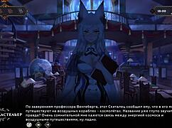 Beautiful anime big tits handjob in Wanderer Broken Bed part 9