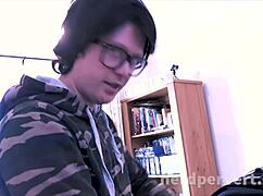 Feeling excited as Poppy Mcquire plays with her boyfriend in hidden POV blowjob.