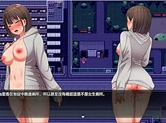 I can’t stop watching this wild hentai game with sneaky bathroom action