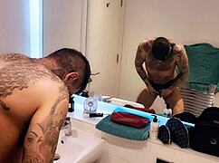 Hey man, you getting all horny in the bathroom again?