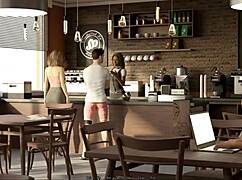 Blue Otter's 15th game: Steamy coffee bar fun
