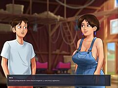 Beautiful brunette MILF wants to get fucked in Summertime Saga Chapter 14