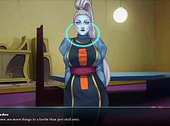 In Dragon Ball Divine Adventure Part 43, the goddess performs a tit job