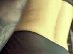 i'm masturbating in my friend's room while she's showering with her big ass and fake tits