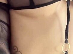 i'm masturbating in my friend's room while she's showering with her big ass and fake tits