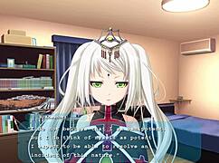 Why is the princess making out with her roommate in the dorm?