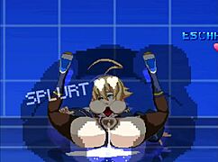 Mugen Brian in animated porn game with 2D animation and sound effects