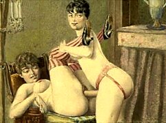 Ever seen these vintage erotic drawings from old comics?