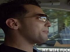 See how your wife becomes a slut and gets dominated by a big cock of a pornstar