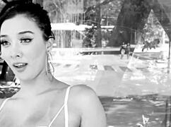 幕后大屁股女星吞巨型黑屌