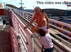 Extreme public sex scenes with latina whore and monster cock outdoors