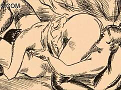These vintage erotic illustrations are just pure classic heat!