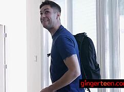 Sexy Ginger Babe Bounces Her Ass While Teasing