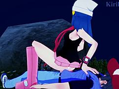 Dawn Hikari and Gloria Yuuri Fuck Hard in Pokémon Hentai