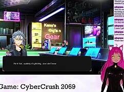 嘿，VTuber lewdneko 第一部和cybercrush 2069狂野玩起来