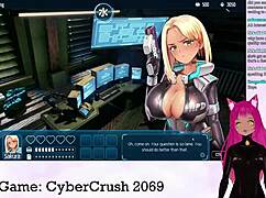 嘿，VTuber lewdneko 第一部和cybercrush 2069狂野玩起来