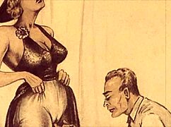 vintage erotic drawings come to life in detail