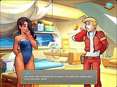 lets play space rescue code pink fix sauna for lune