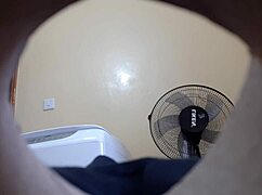 Check out this Indian sister's hidden camera view of her nice ass!