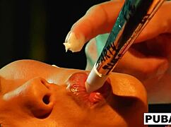 Jessica teases with striptease and blowjob 😈